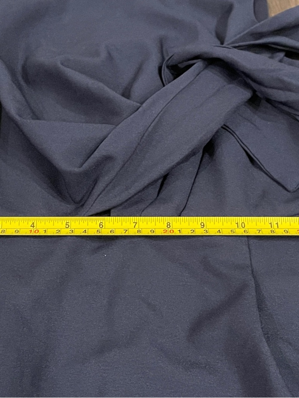 Lulu's Navy Sleeveless Knot-Front Midi Dress - Picture 5 of 8